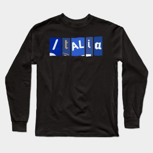 Forza Azzurri Long Sleeve T-Shirt